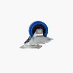 Penn Elcom 100mm / 4" Blue Swivel Braked Castor